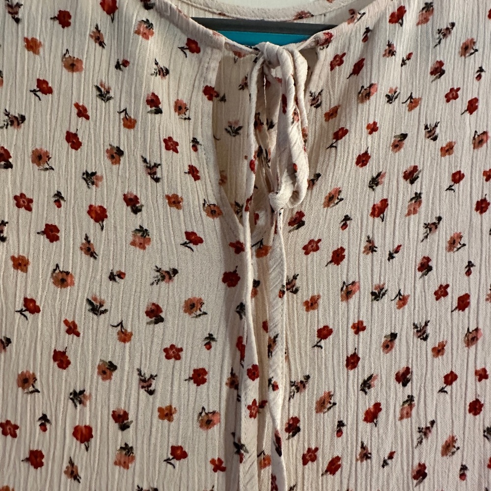 Alter’d State - Pale Pink Ditsy Floral Tiered Top - Picture 6 of 6